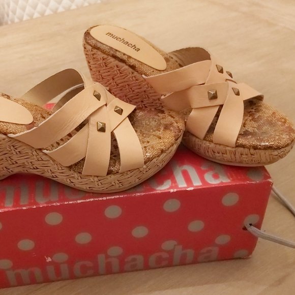 Muchacha leather platform slip ons - Picture 2 of 5